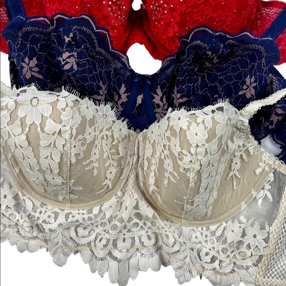 32DDD lot of 3 bras Victoria Secret Wacoal - Picture 2 of 4